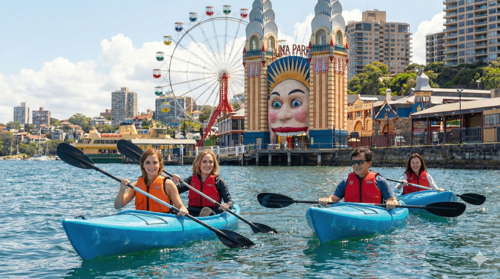 Kayaking near Luna Park